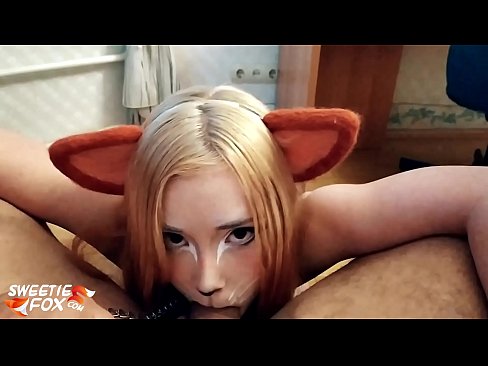 ❤️ Kitsune vale Dick ak kom nan bouch li ☑ Porno nan nou ️❤